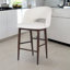 Tabouret Xaedyn classique en cuir de style Mid-Century moderne, bien que fabriqué-1607918922-1607918924