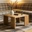 Solid Wood Four Leg  Coffee Table Square Wooden Table