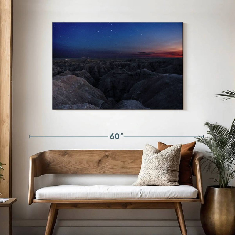 Alvord étoiles au-dessus des Badlands, H 30 po x l 45 po