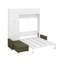 Grand lit escamotable avec canapé et tablettes-1529202415