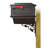 Kingston Aluminum Post Mounted Mailbox