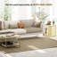 Gold Tone Nesting Table Set, Marble Effect Surfaces, Stylish Stackable Side & Coffee Tables for Home Decor