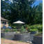 Lits de jardin surélevés ovales en métal 8 x 4 x 2 pi Raymont (gris)