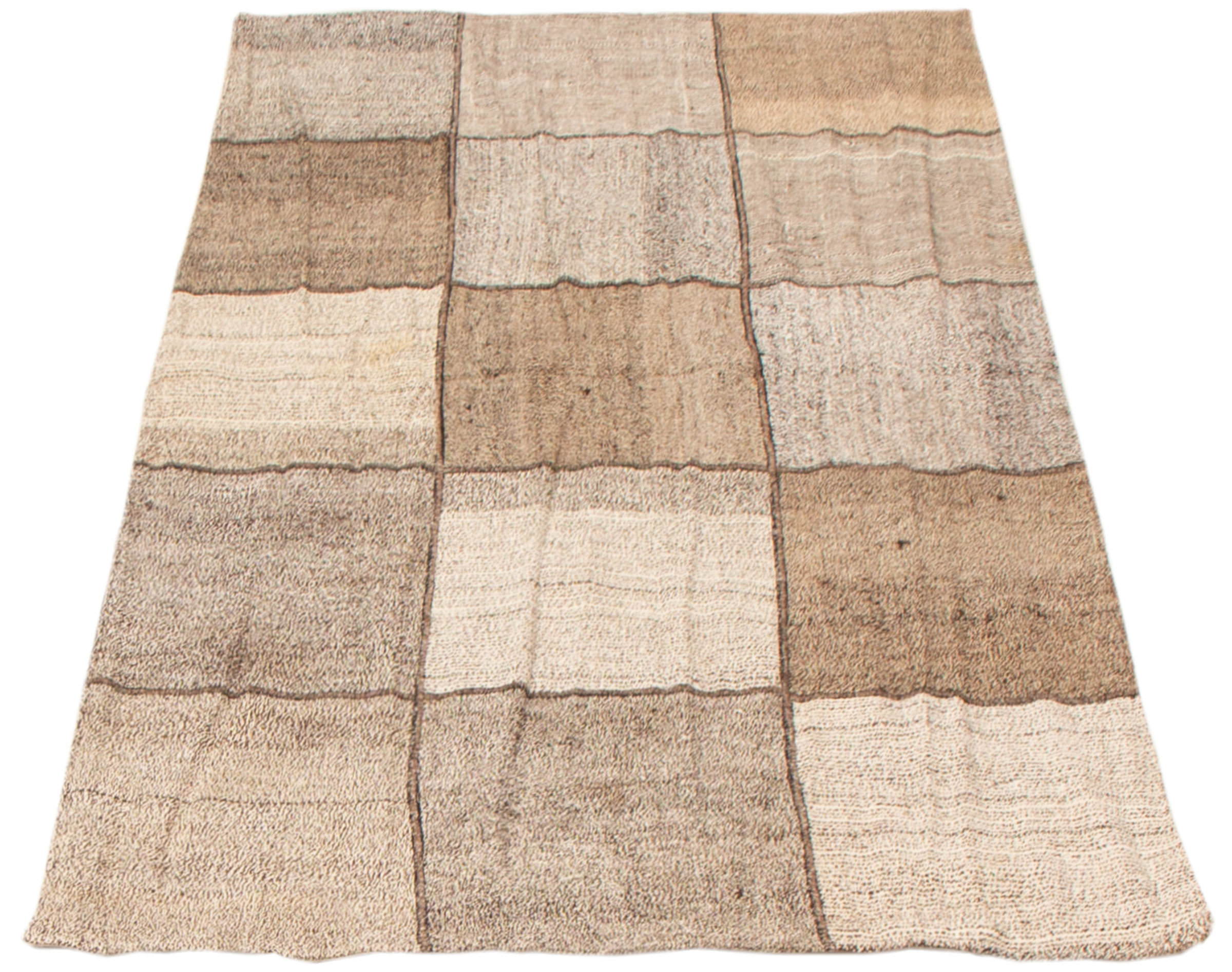 Gracie Oaks Martiya Patchwork Handmade Flatweave Rectangle 3'11