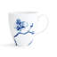 Blue Orchid Handmade Porcelain Coffee Mug