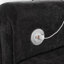 Canapé modulaire en chenille en U avec repose-pieds et ports USB Fritz-120853817