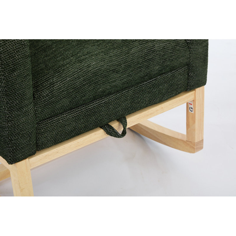 Chaise berçante Accent, Vert foncé