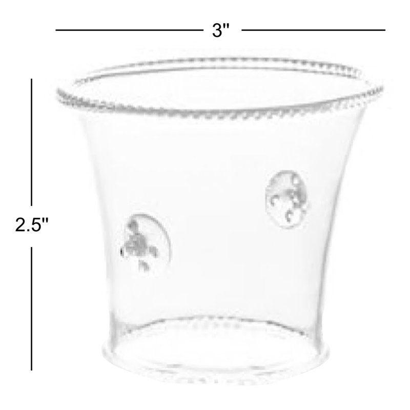 La Boheme 2.5'' H Glass Tabletop Votive Holder