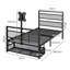 European Single (90 x 200 cm) TV Bed