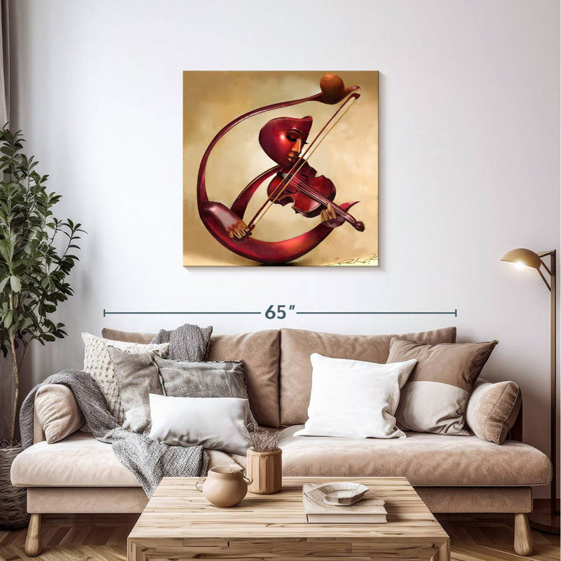 Leisha Ethereal Strings, 36" H x 36" W