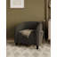 Chaises demi-tonneau en velours avec coussin moelleux-1707714535
