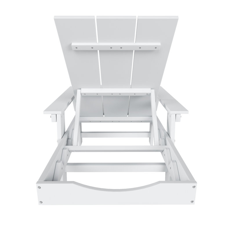 Joubert Outdoor Chaise Lounge Set, White