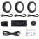 3 Pack 4000K Mini Puck Light with Wireless Dimmer 12V 2W/pc for Under Cabinet Lighting