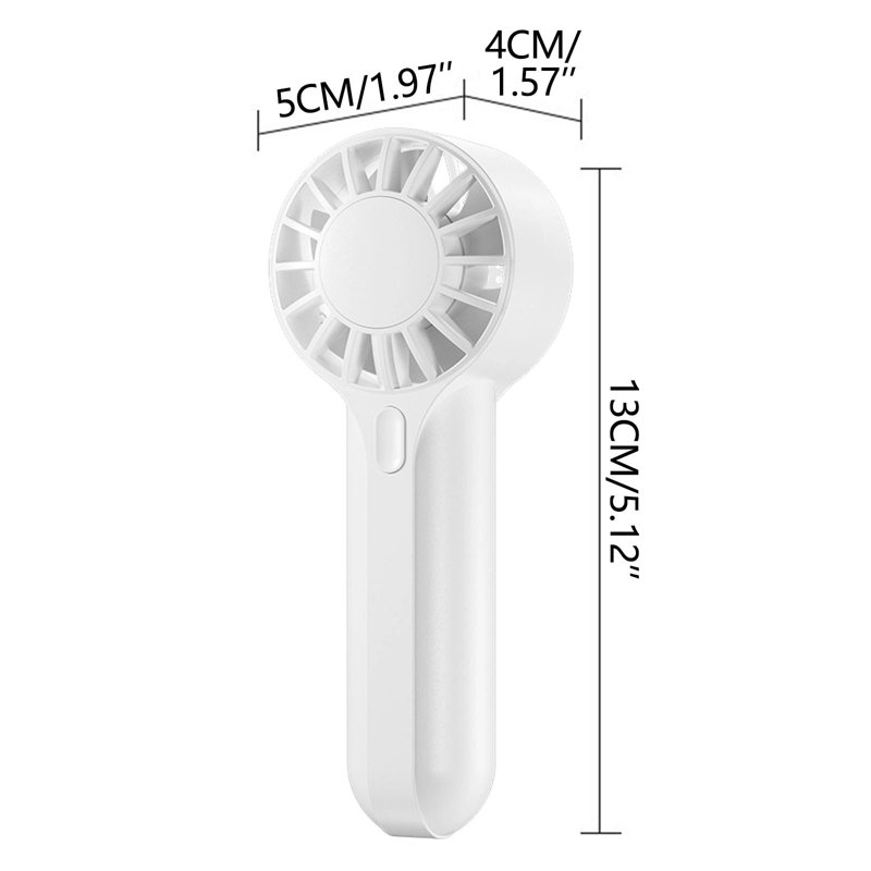 Mini ventilateur portatif USB Portable, White