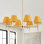 Luminaire suspendu boho à 8 lumières Gold Farmhouse Chandelier