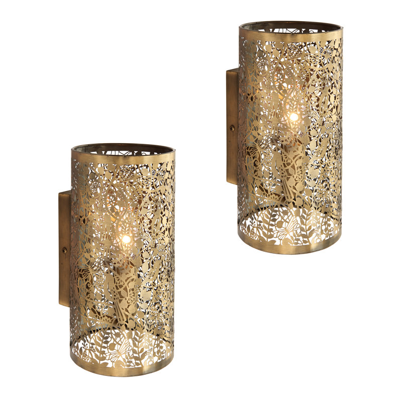 Edie Steel Flush Mounted Sconce