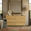 Commode 6 tiroirs avec rangement solide-1142269107