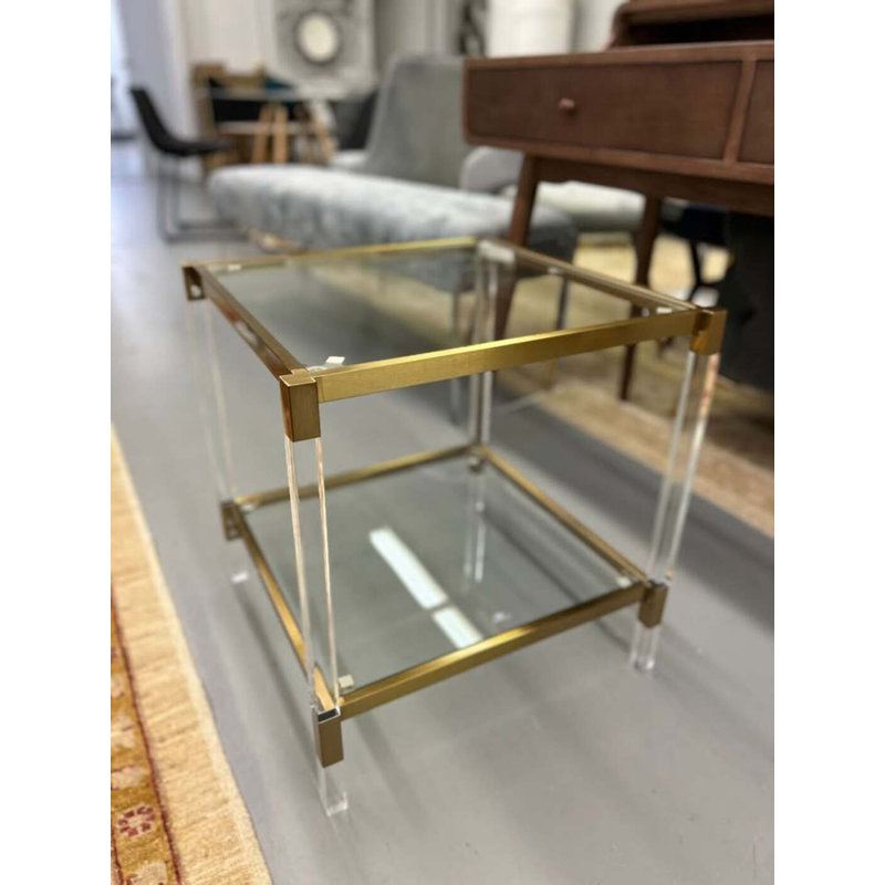 Galicia Side Table, Gold