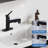 Flexible Pull-out Sprayer Faucet with 3 Function Settings for Bathroom and Kitchen, Widespread Basin Mixer Tap-115593413