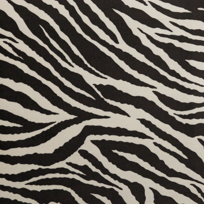 Safari - Baby Zebra, La Zoo Short Pile Velvet Drapery And Upholstery Fabric By The Yard