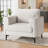 37.8W'' Oversized Upholstered Linen Accent Chair For Living Room & Bedroom – Modern Comfy Armchair With Metal Legs(Set Of 2)-1620387953