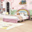 Moe Rainbow Dreams Velvet Bed with Storage Drawer-1555405182