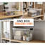 Superio Lot de 3 boîtes de rangement transparentes de 26 pintes avec couvercles, empilables et sans BPA, idéales pour la maison, le bureau, les résidences étudiantes et les salles de classe.