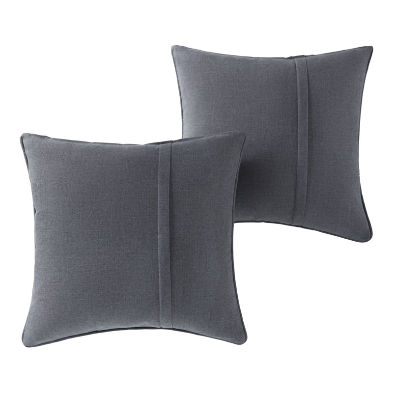  Coussin Sunbrella, Ardoise Cast, Set of 2