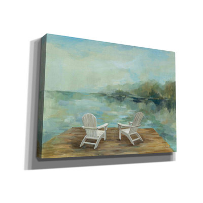 «Lakeside Retreat I No Wood» par Silvia Vassileva, art mural sur toile