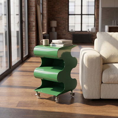 Chariot mobile en plastique, table d'appoint, table de chevet