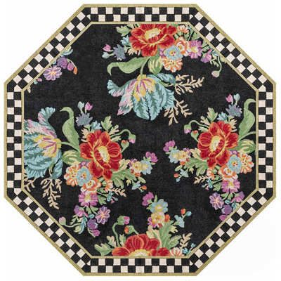 Flower Market Washable Rug