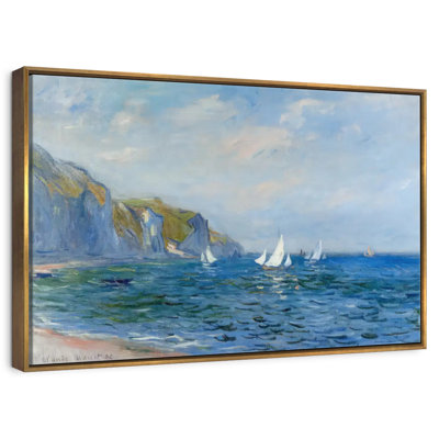 Falaises et voiliers à Pourville