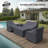 Strachan 5- Piece Outdoor Conversation Sets Group Seating Patio Furniture Covers