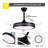 42" 3-Blade Black Ceiling Fan with Lights and Remote Control, 6-Speed Latest DC Motor Ceiling Fan for Living Room, Bedroom-1047938320