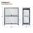 2-Tier Display Cabinet With Flip Up Door, Curio Cabinet Collection Display Case Showcase Bookshelf