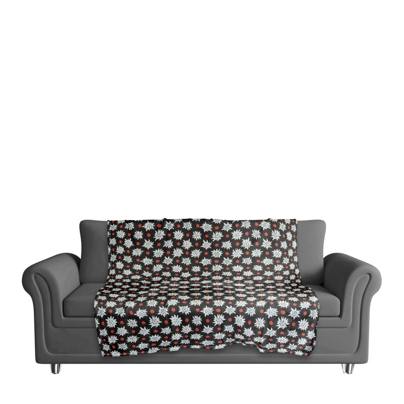Hand Woven Throw Blanket, Black