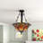 3 - Light Dimmable Geometric Chandelier