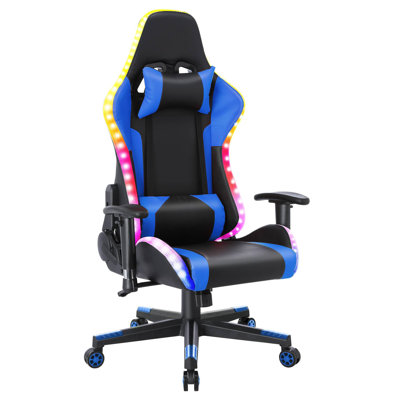 Fauteuil de jeu RVB à DEL