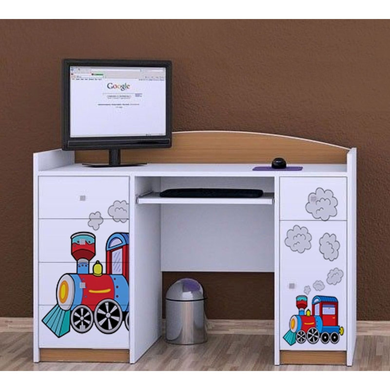 Sela 125cm Computer Desk, Light Brown
