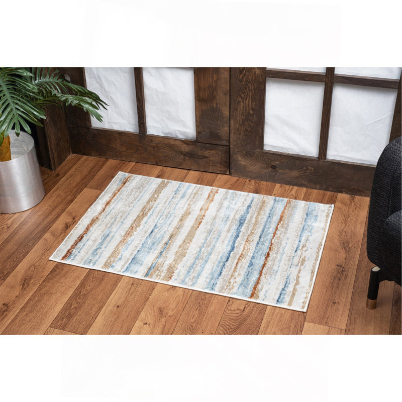 Tapis multicolore, Tapis de couloir 2 pi 7 po x 7 pi 3 po