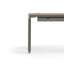eFloat Quattro, 23 in. D x 58 in. W Sit-Stand Desk with Carbon Black Base, Carbon Black Painted Wood Top, and Black Salzburg Leather Cable Manager-389062326-389062321