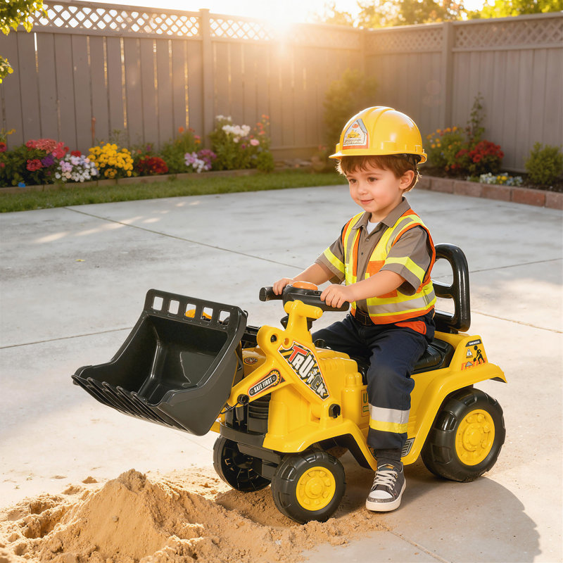 Ride On Tractor 3 in 1 Digger with Storage for 18-48 Months