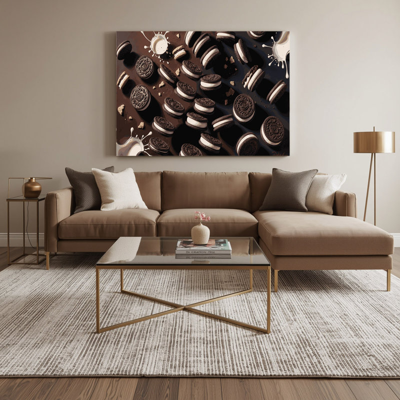 Art mural sur toile Desserts Oreos, H 11 po x l 14 po