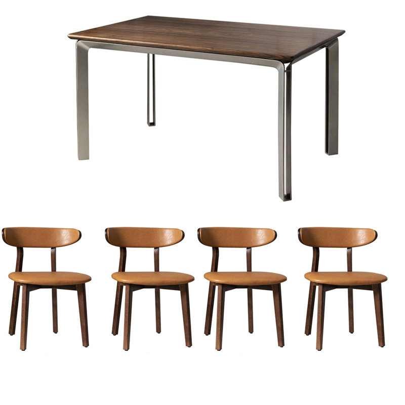 Ensembles de table de salle à manger modernes et luxueux., H 29,53 po x L 55,12 po x l 31,5 po