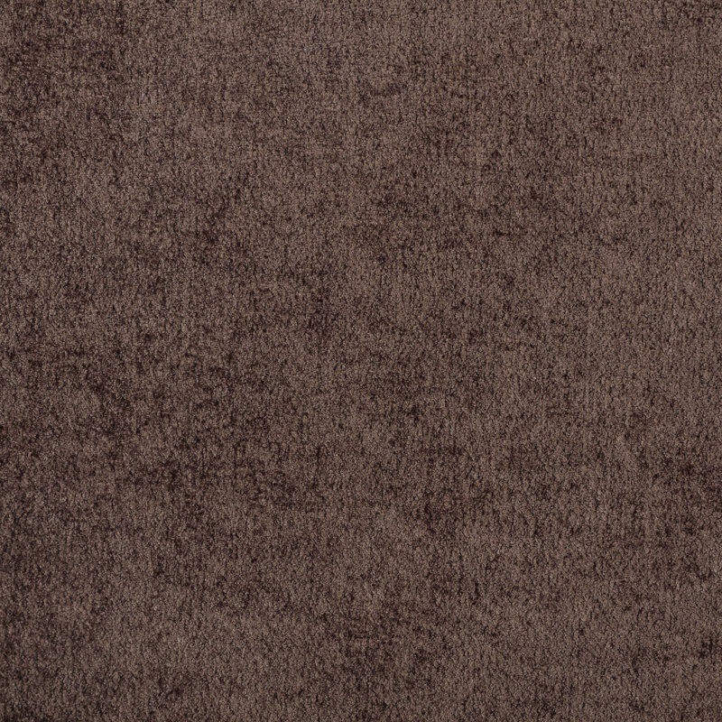 Modena Jadeth Chenille Fabric Bed, King, Brown Chenille Fabric