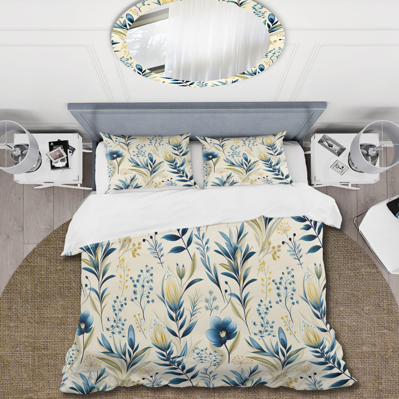 Ensemble de housse de couette Sandy, Housse de couette simple + 1 taie décorative stan