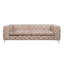 Ghaleb 237Cm Velvet Square Arms Sofa-639926106-639926109