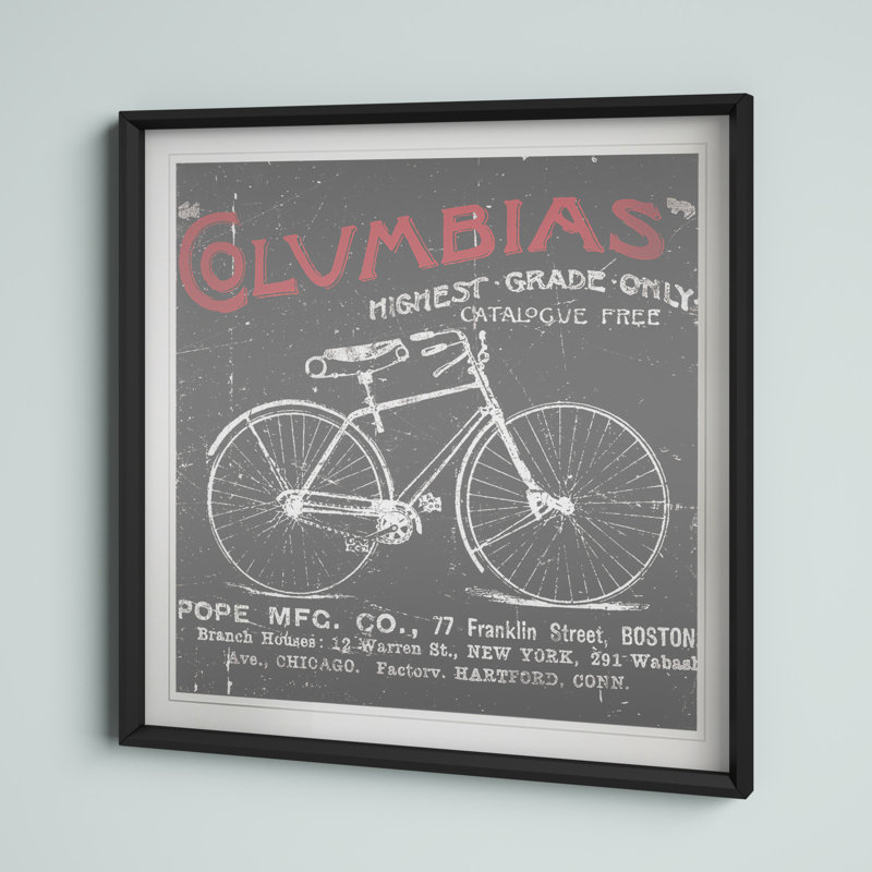 " Antique Bicycle II ", 30.5" H x 30.5" W x 1.5" D