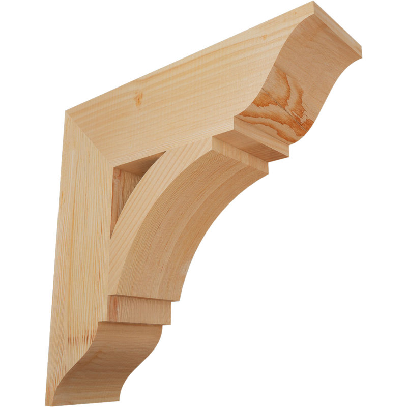 Support lisse 5 1/2 po x P 20 po x H 20 po Thorton, sapin Douglas, H 20 po x l 5,5 po x P 20 po, Douglas (lisse)