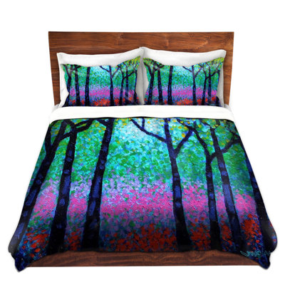 Polyester Floral Duvet Cover